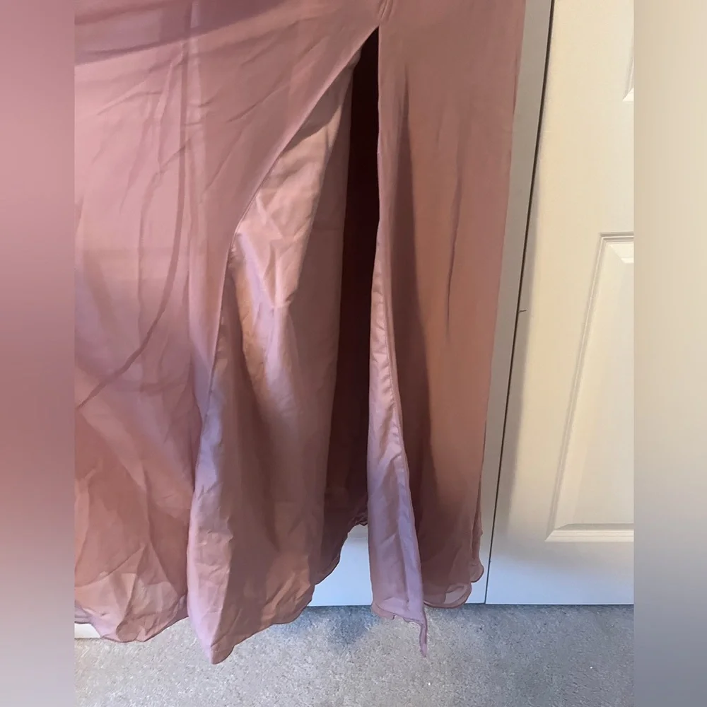 NWT AZAZIE dusty rose formal gown size A4 - Picture 8 of 12